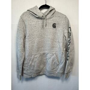 Carhartt Relaxed Fit Women's Sweatshirt, Size M (8-10), Heathered Gray